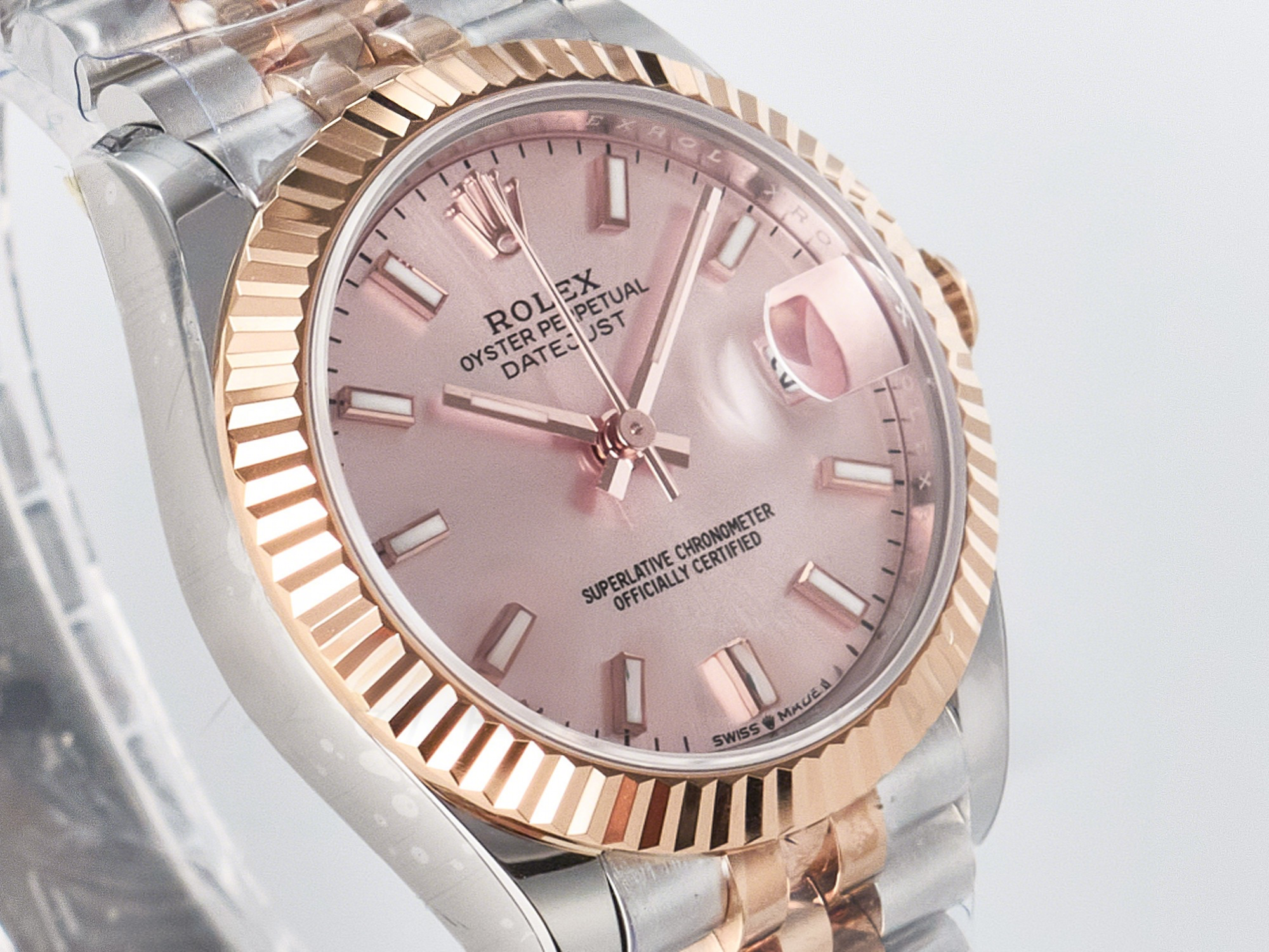 Rolex DateJust 31 278271 ARF 1:1 Best Edition 904L Steel RG Dial Stick Marker on SS/RG Jubilee Bracelet ETA 2688-fasswatch
