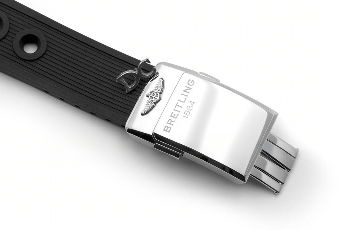 Breitling Superocean Heritage II B20 Automatic in Black Dial with Green Bezel on Rubber Strap-fasswatch