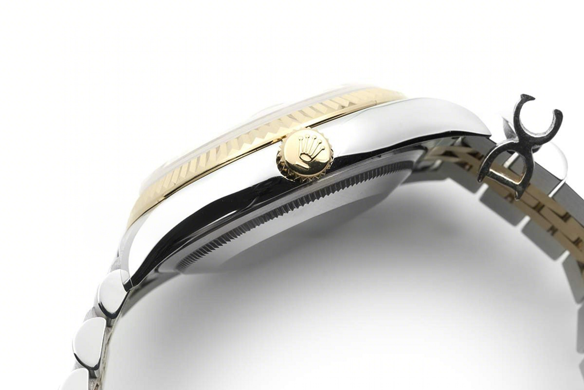 Rolex Datejust II 116333 Yellow Gold Dial in Gold/Steel with Diamond Markers-fasswatch