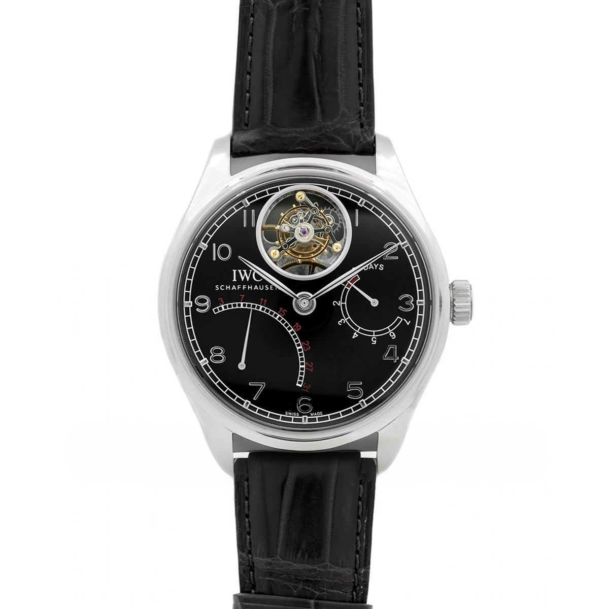 IWC Portugese Tourbillon Mystere Retrograde IW504401 in White Gold-fasswatch