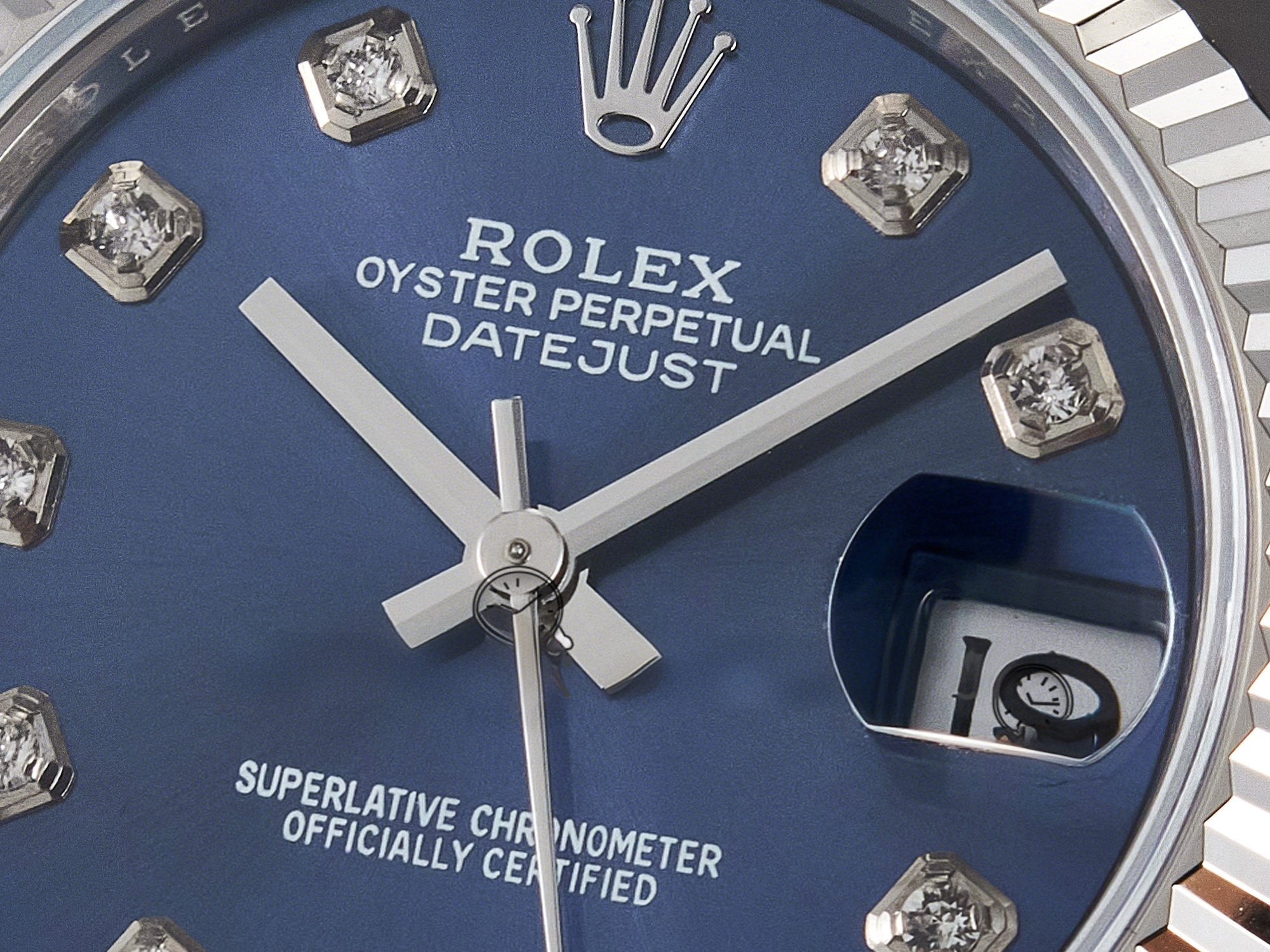 Rolex DateJust 31 278274 ARF 1:1 Best Edition 904L Steel Blue Diamonds Dial on SS Oyster Bracelet ETA 2688-fasswatch
