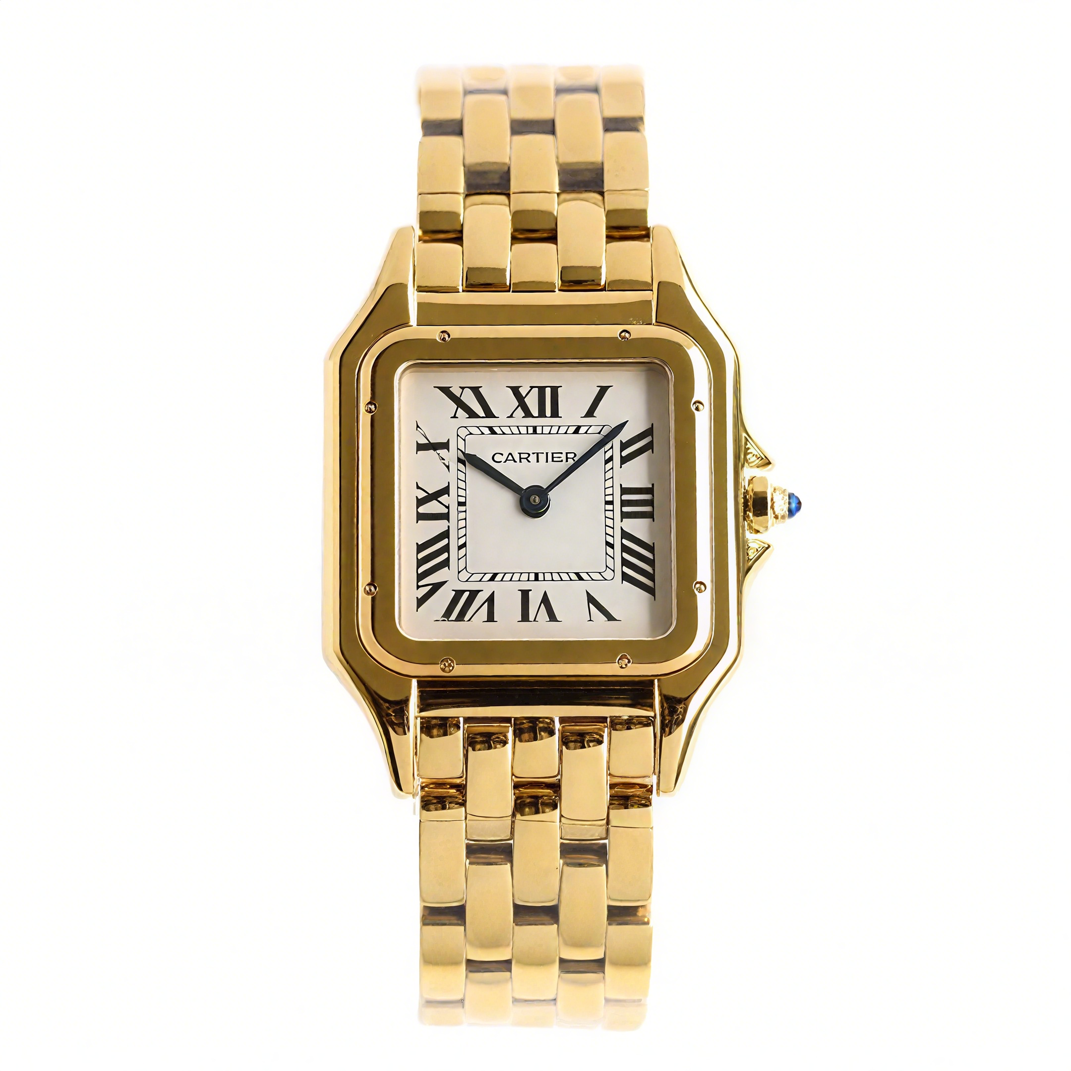 Cartier Panthère De Cartier 27mm White Dial in Yellow Gold-fasswatch