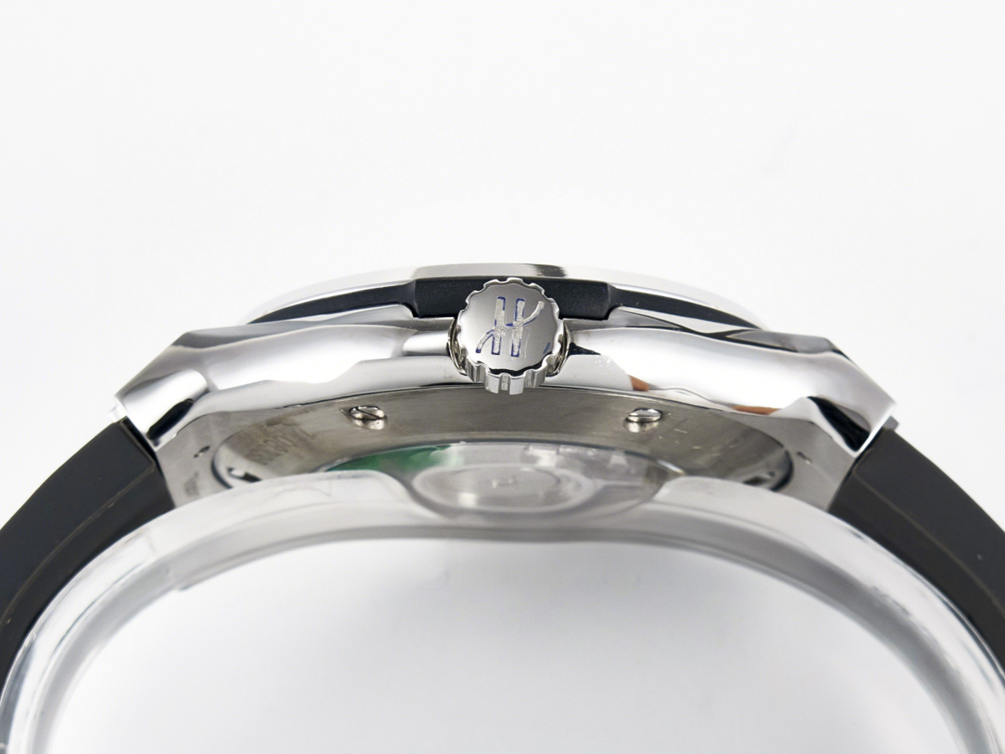 Hublot Classic Fusion Bang 42mm HBF 1:1 Best Edition Gray Dial Diamonds Bezel on Gray Rubber Strap A2892-fasswatch