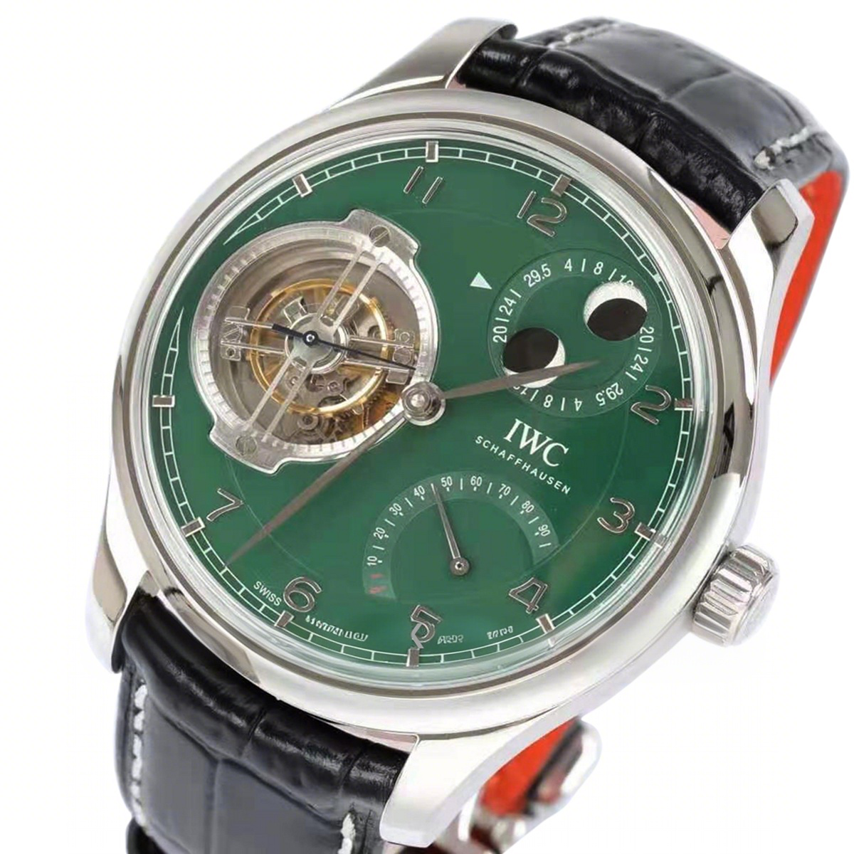 IWC Portugieser Constant-Force Tourbillon Edition ‘150 Years’ IW5902 Green Dial-fasswatch