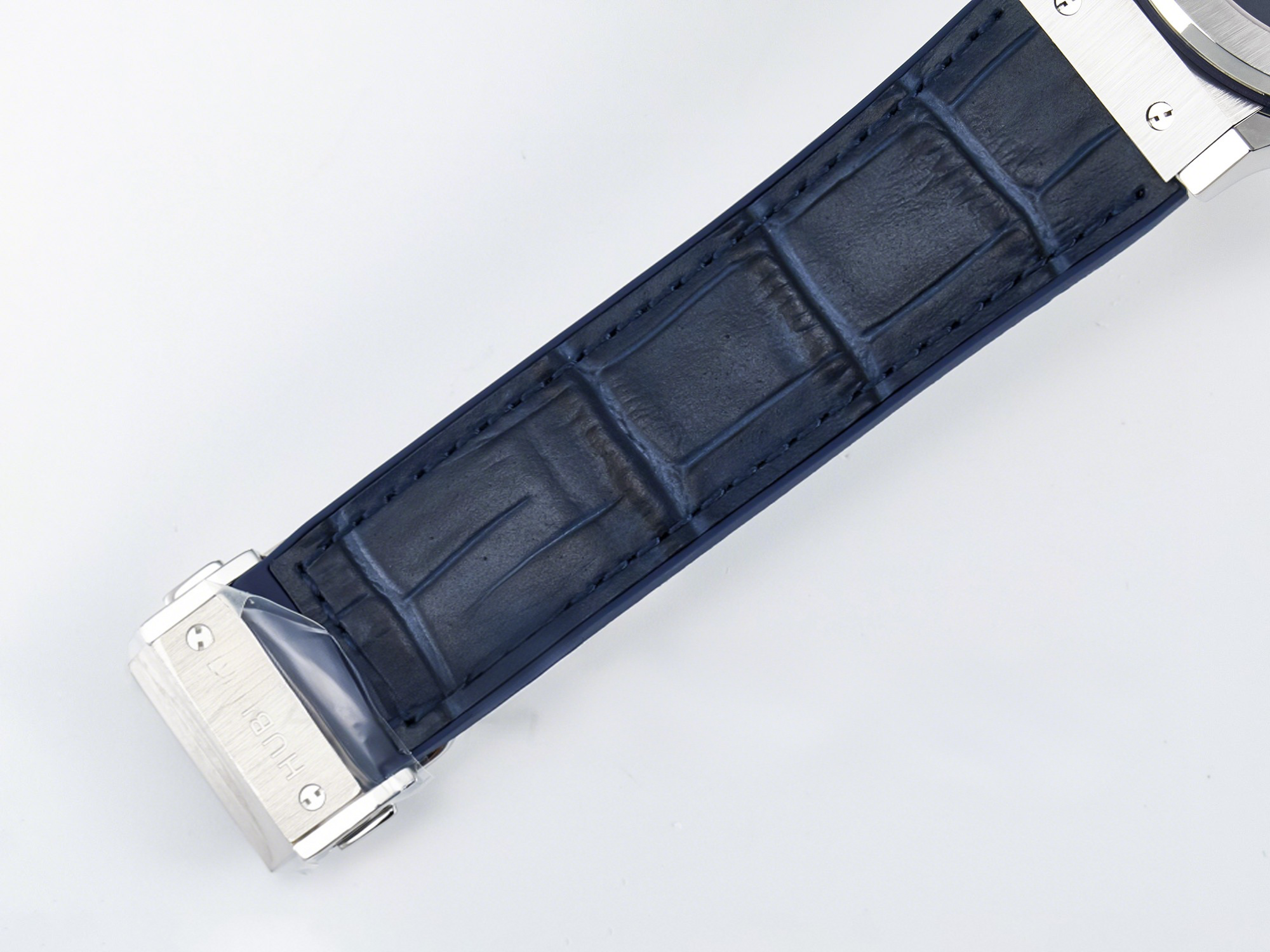 Hublot Classic Fusion Bang 42mm HBF 1:1 Best Edition Blue Dial on Blue Leather Strap A2892-fasswatch