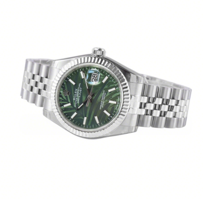 Rolex Datejust 36 126234 Olive Green Dial in Steel on Jubilee Bracelet-fasswatch