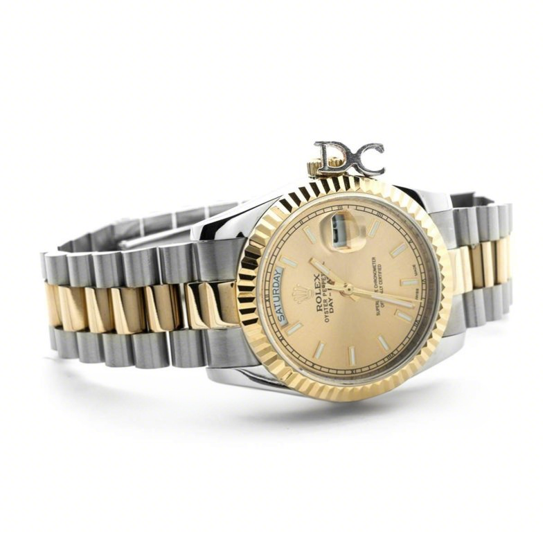 Rolex Day-Date 40 Two Tone 228238 Champagne Dial-fasswatch