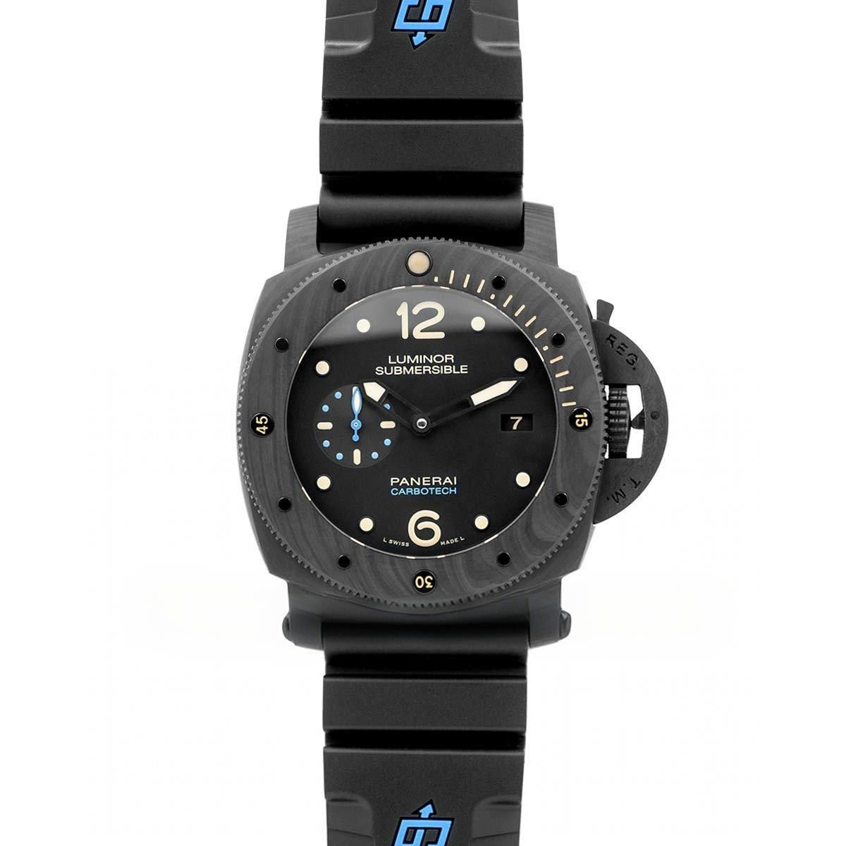 Panerai PAM616 Luminor Submersible Carbotech-fasswatch