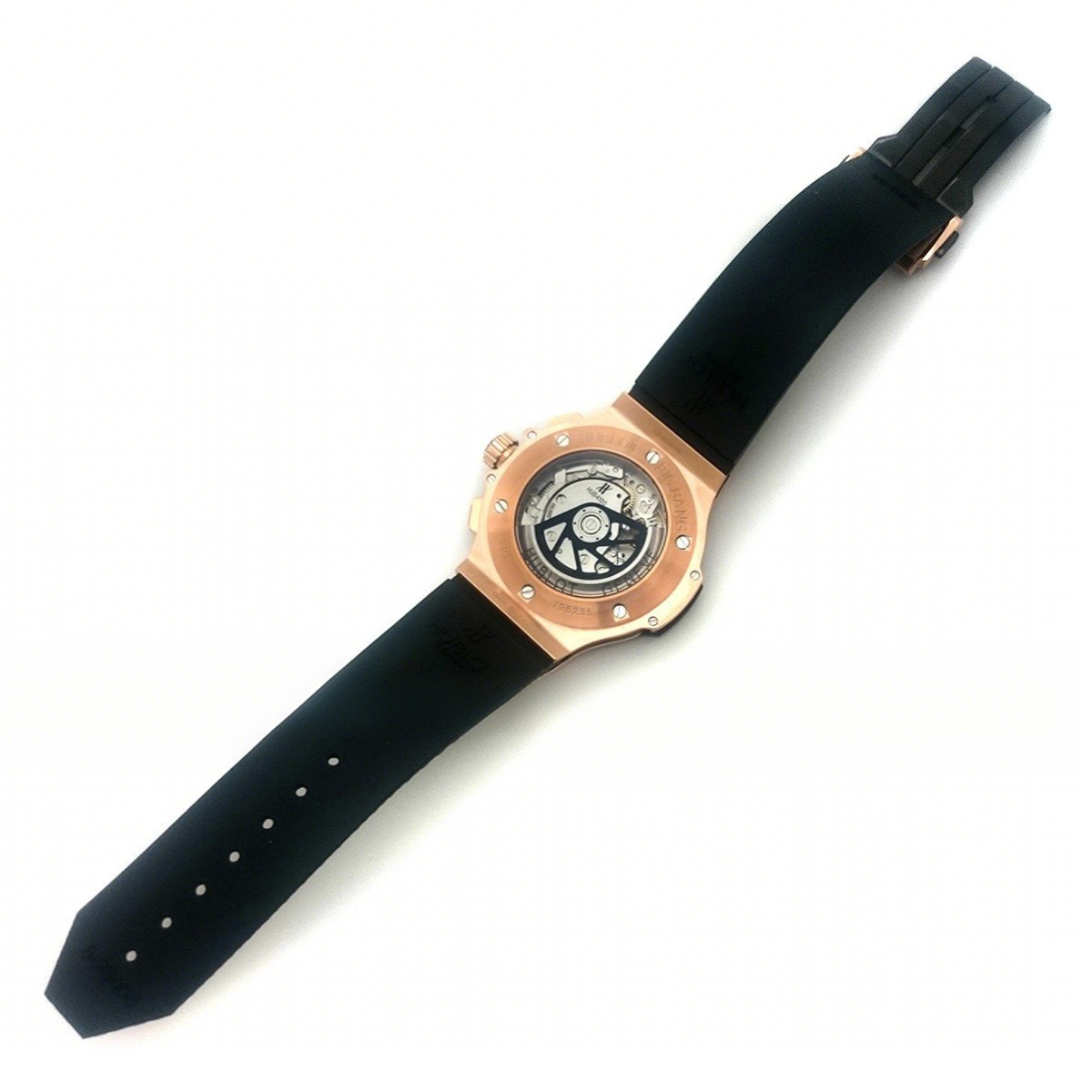 Hublot Big Bang Chronograph Carbon Dial in Rose Gold-fasswatch