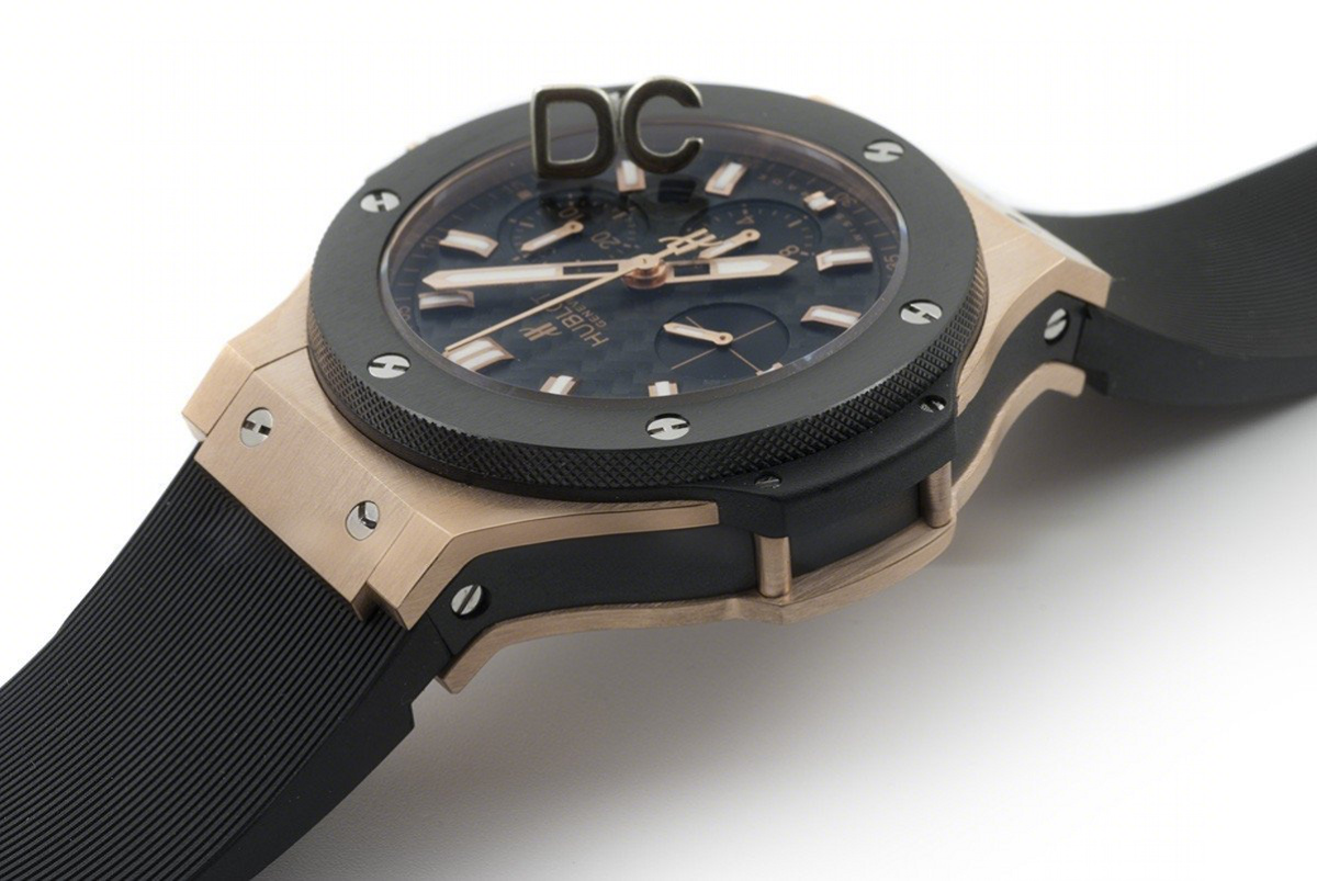 Hublot Big Bang Chronograph Carbon Fibre Dial in Rose Gold-fasswatch