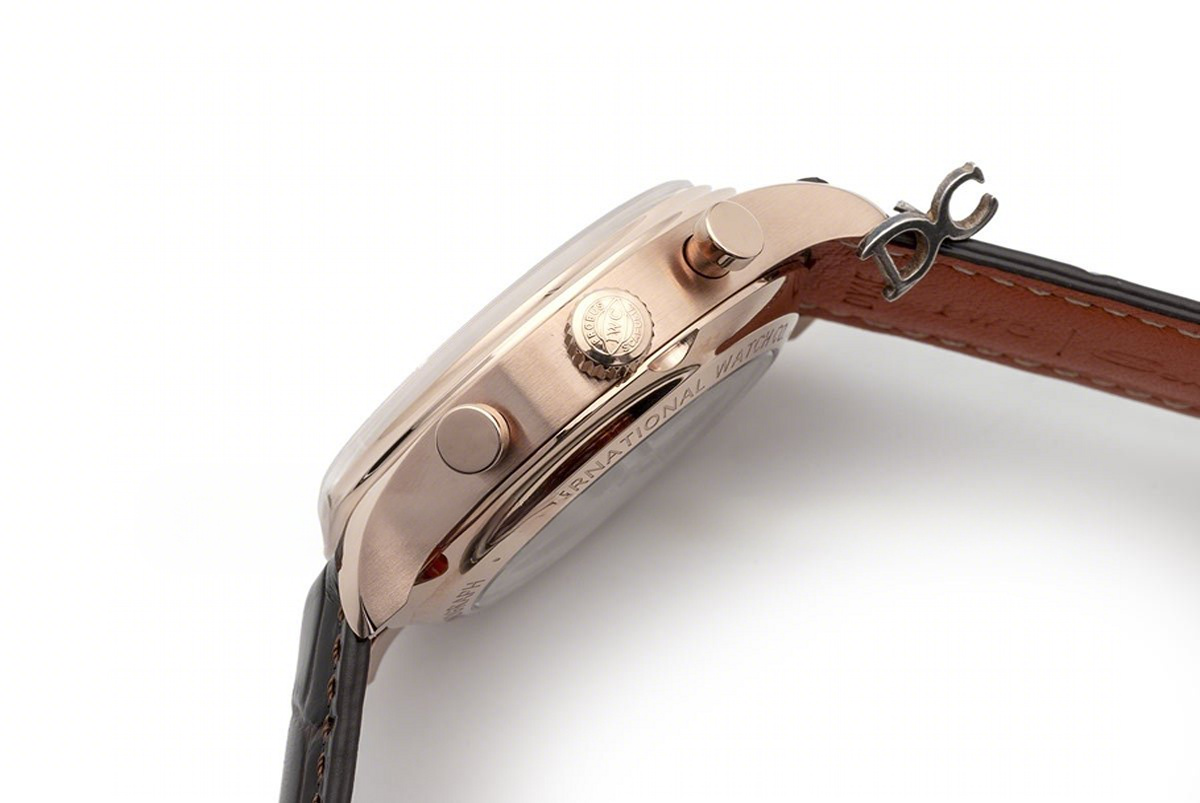 IWC Portugieser Chronograph Classic IW3903 White Dial in Rose Gold-fasswatch