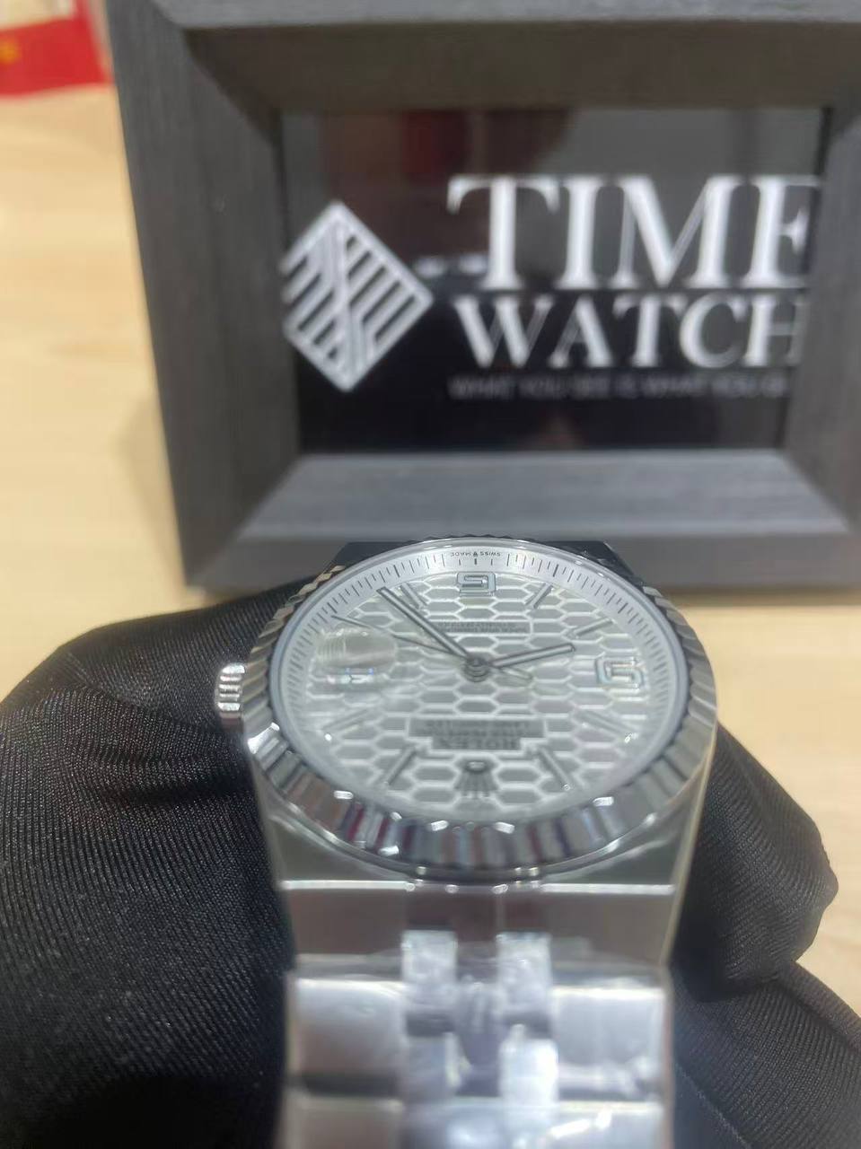 (New in 2025) Rolex M127334-0001 Land-Dweller white/blue/light blue/light white/white rose-fasswatch