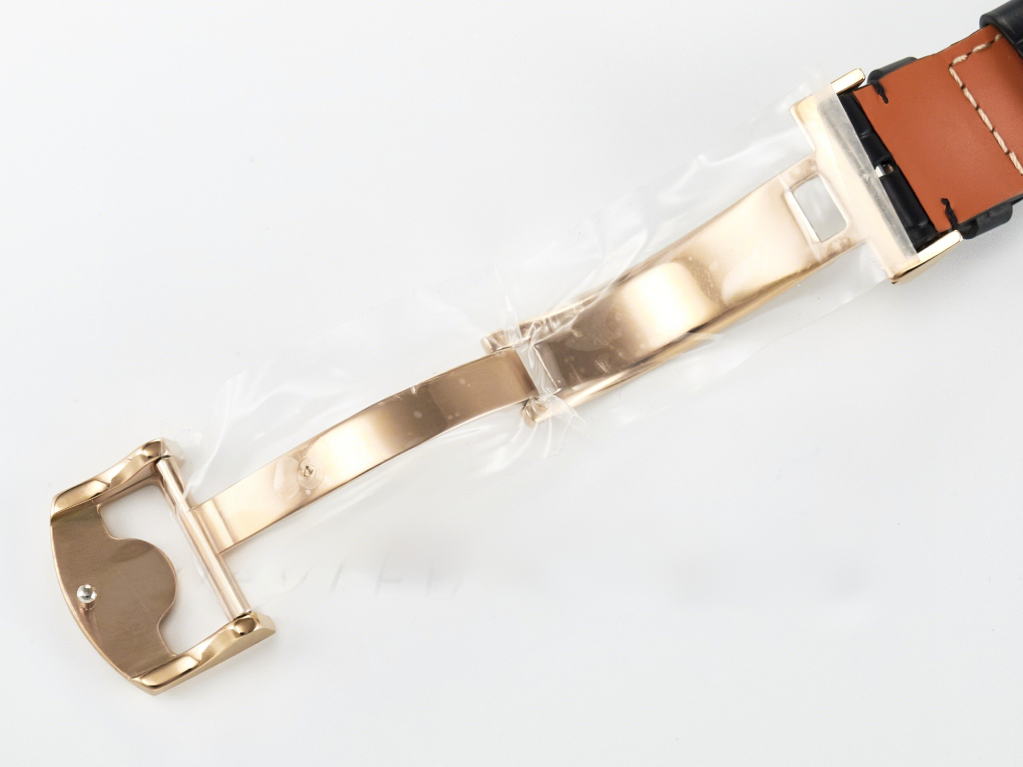 IWC IW5034 Portugieser Perpetual Calendar RG V9F 1:1 Best Edition Black Dial on Black Leather Strap A52610-fasswatch