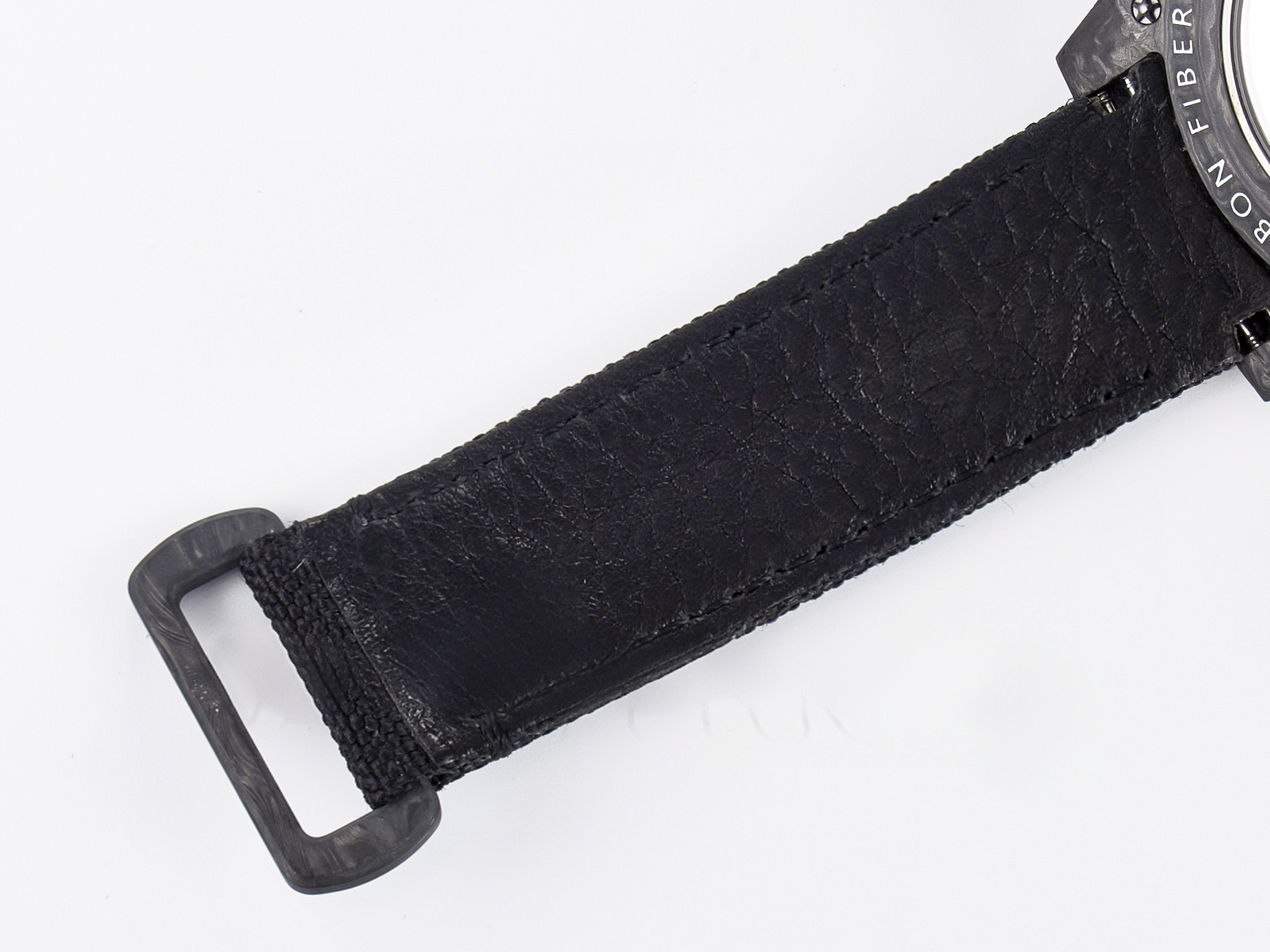 Rolex GMT Carbon DIWF Best Edition Black Carbon Dial RG Markers on Black Nylon Strap SA3186 CHS-fasswatch