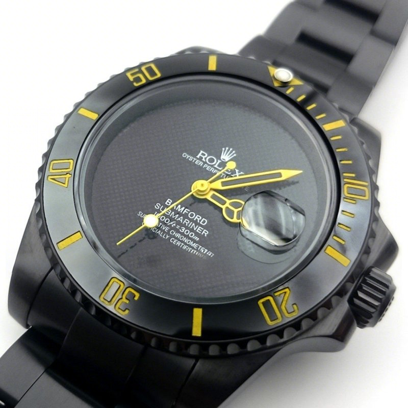 Rolex Bamford Submariner Ceramic Date Spirit (Yellow)-fasswatch