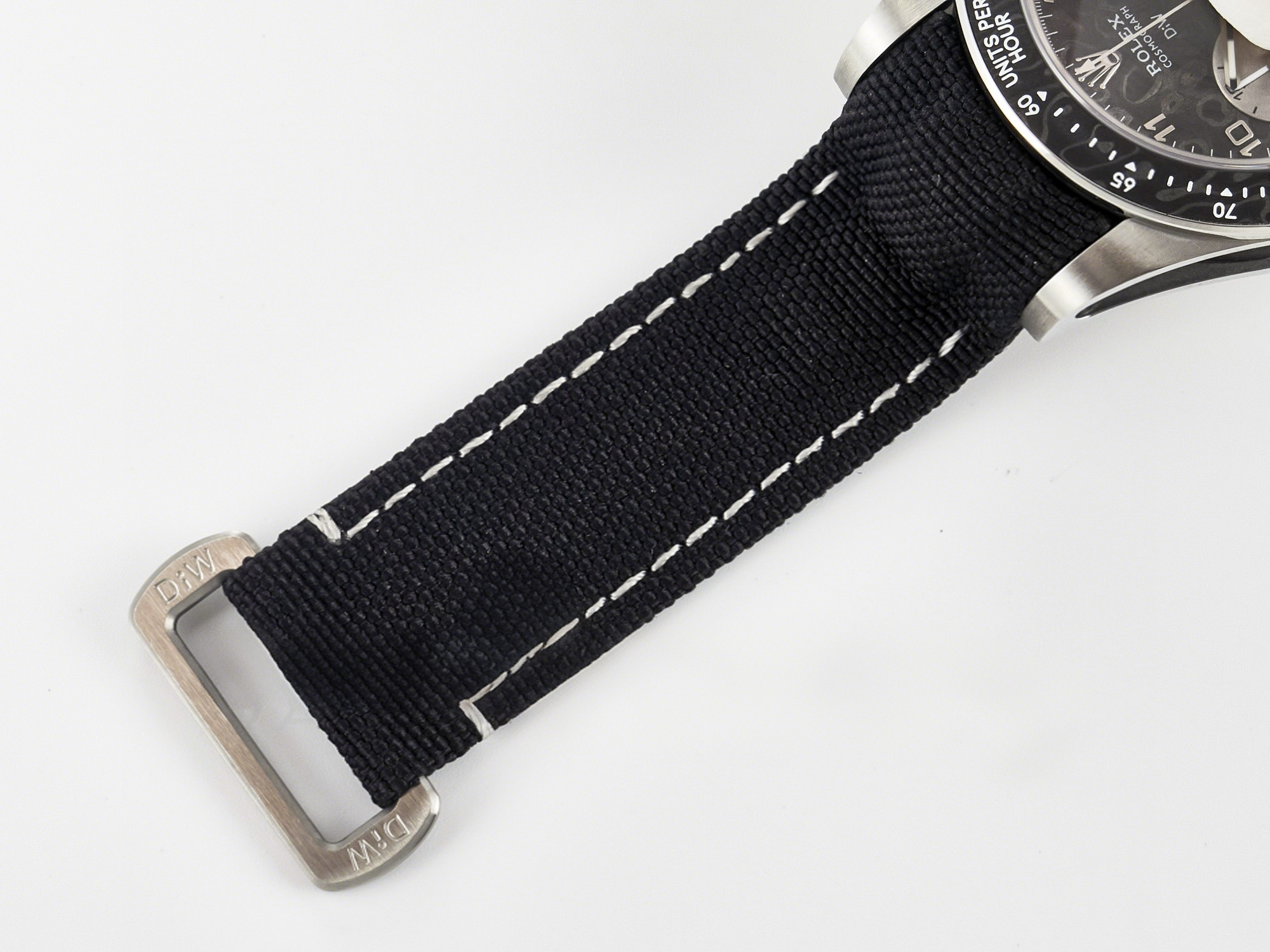 Rolex Daytona EXCEPTIONAL-1 DIWF Best Edition Gray Dial on Black Nylon Strap SH4130-fasswatch