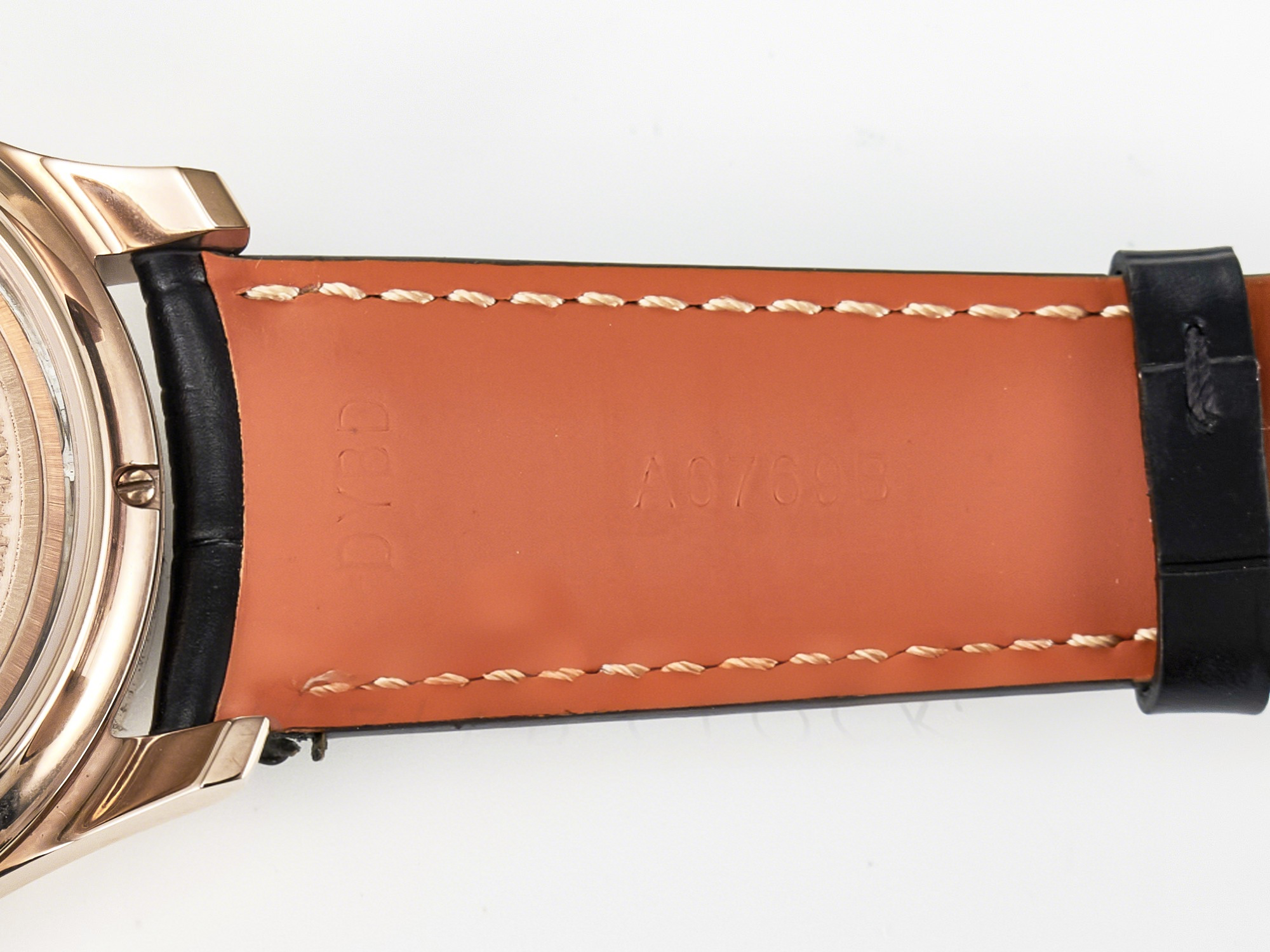 IWC IW5034 Portugieser Perpetual Calendar RG V9F 1:1 Best Edition Black Dial on Black Leather Strap A52610-fasswatch