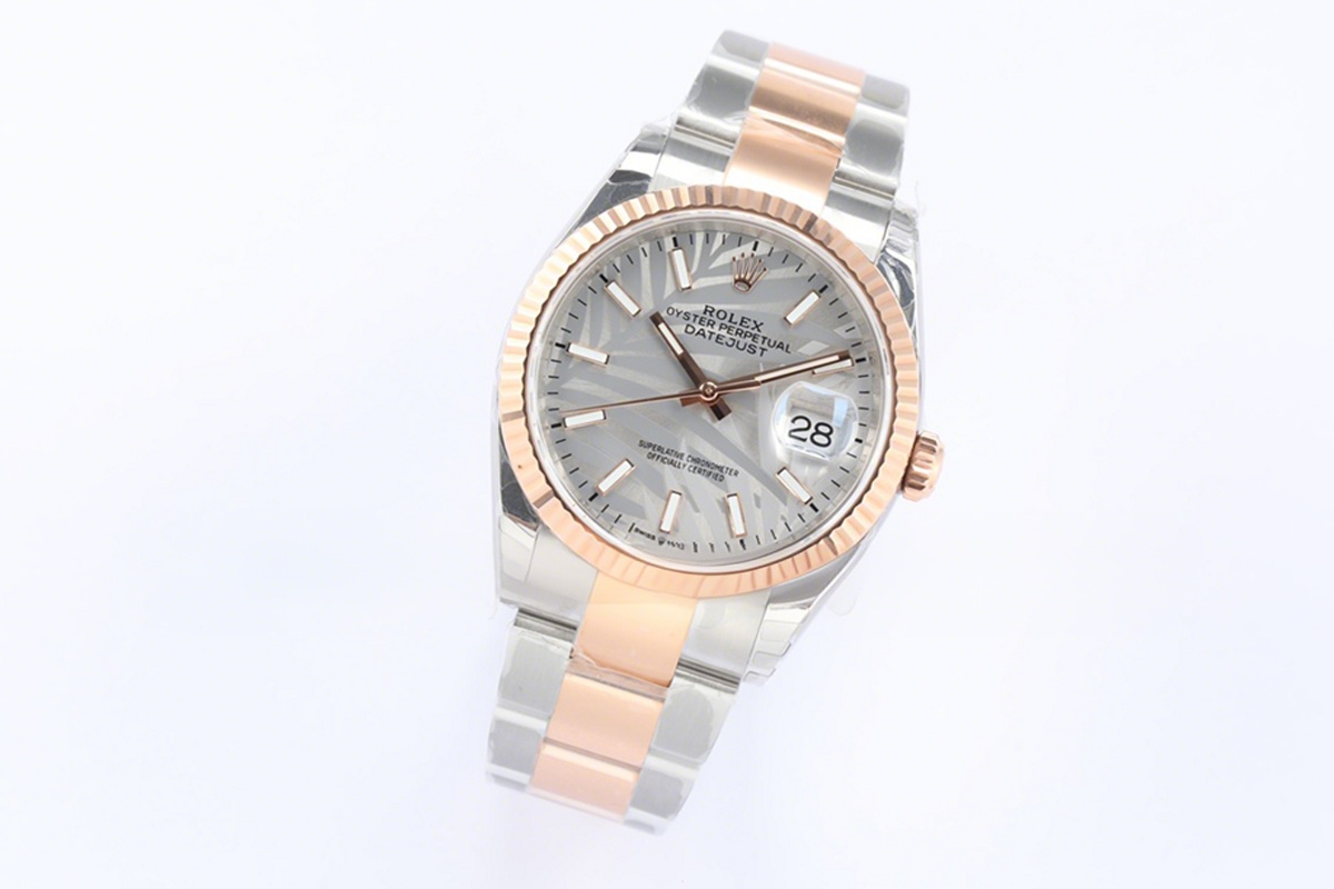 Rolex Datejust 36 126231 Silver Dial in Steel/Everose Gold-fasswatch