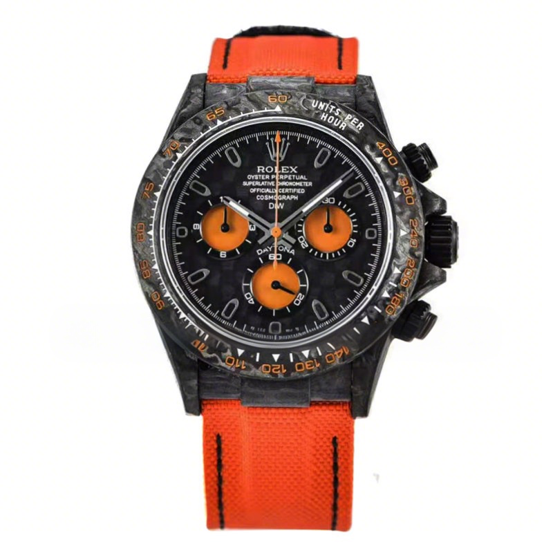 Rolex Daytona DIW All Carbon Orange Edition-fasswatch