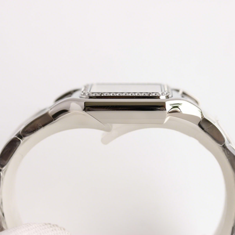 Cartier Panthère De Cartier 27mm White Dial in Steel-fasswatch