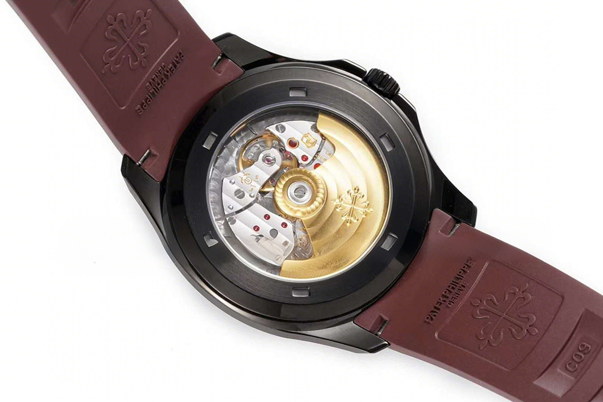 Patek Philippe Aquanaut 5167A ‘Black Venom Limited Edition’ Black Dial on Brown Rubber Strap-fasswatch