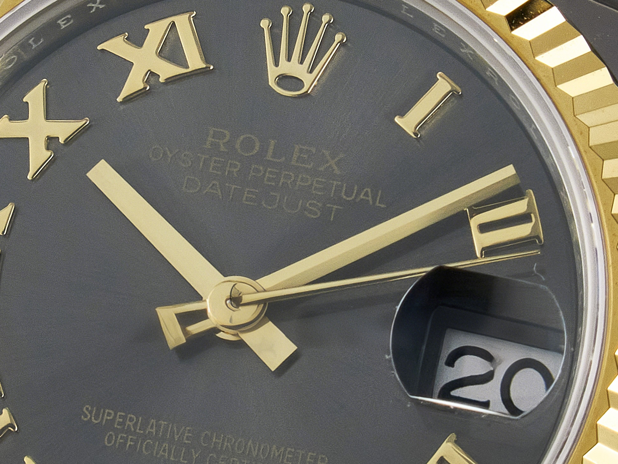 Rolex DateJust 31 278273 ARF 1:1 Best Edition 904L Steel Gray Roman Diamonds Dial on SS/YG Oyster Bracelet ETA 2688-fasswatch