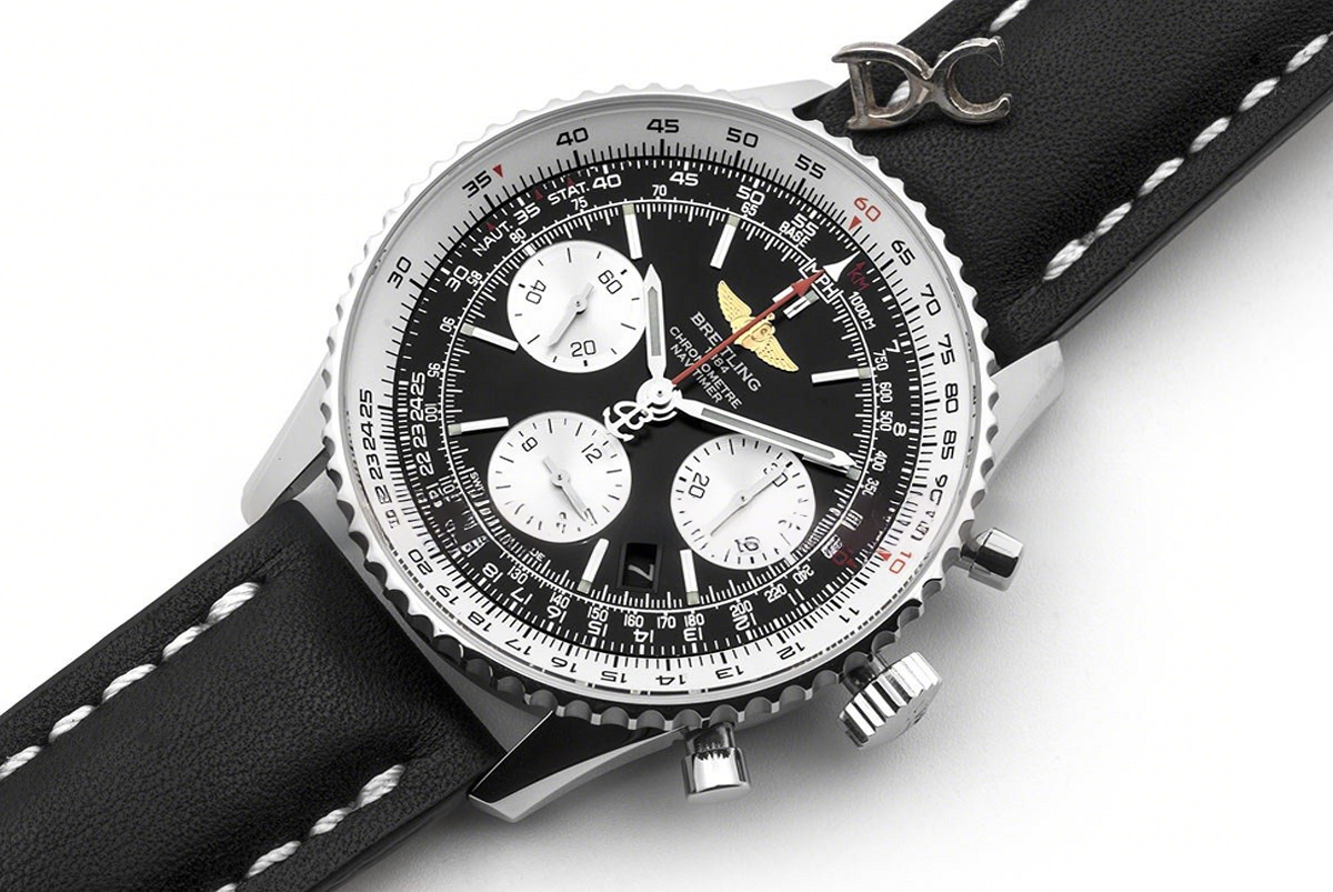 Breitling Navitimer 01 Chronograph Black Dial in Steel-fasswatch