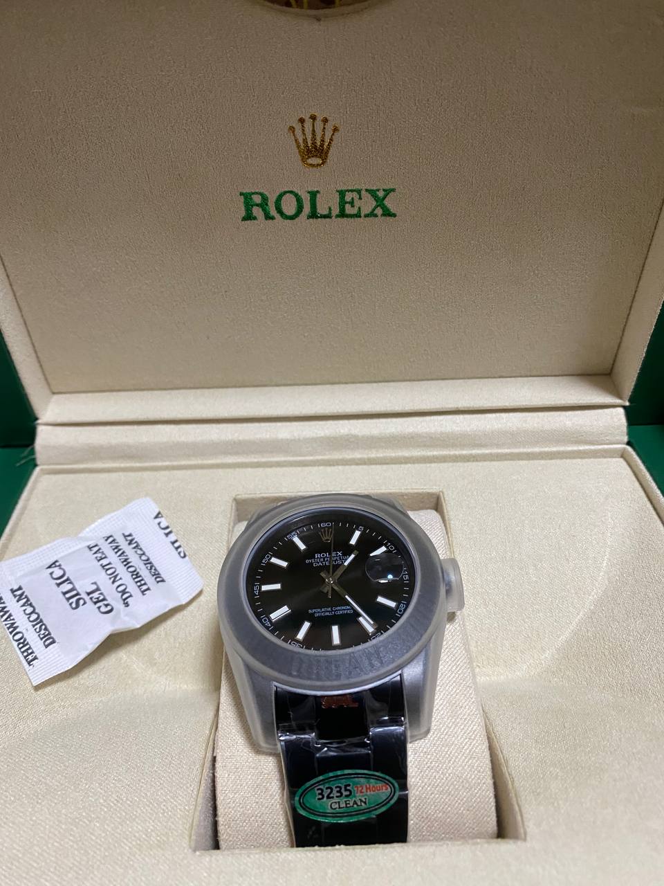 Rolex Datejust 116334BKSO Automatic Black Dial Replica-fasswatch
