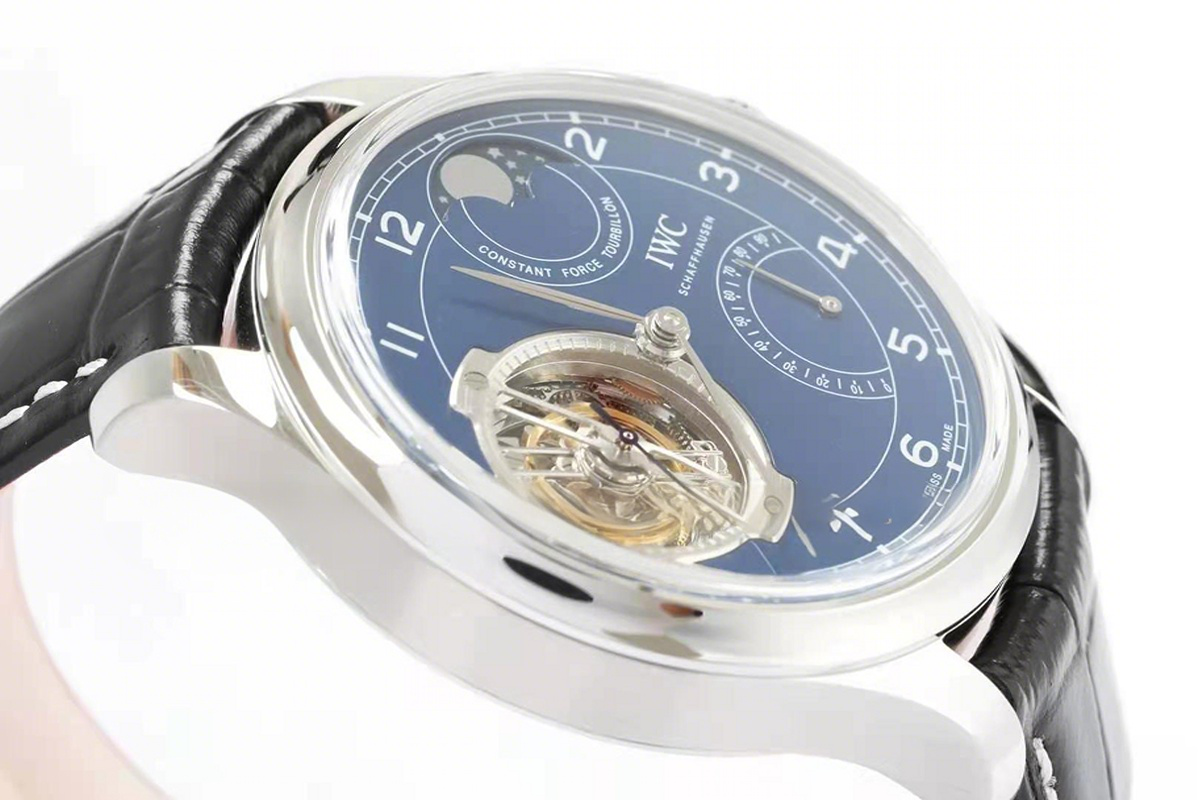 IWC Portugieser Constant-Force Tourbillon Edition ‘150 Years’ IW590203 Blue Dial-fasswatch