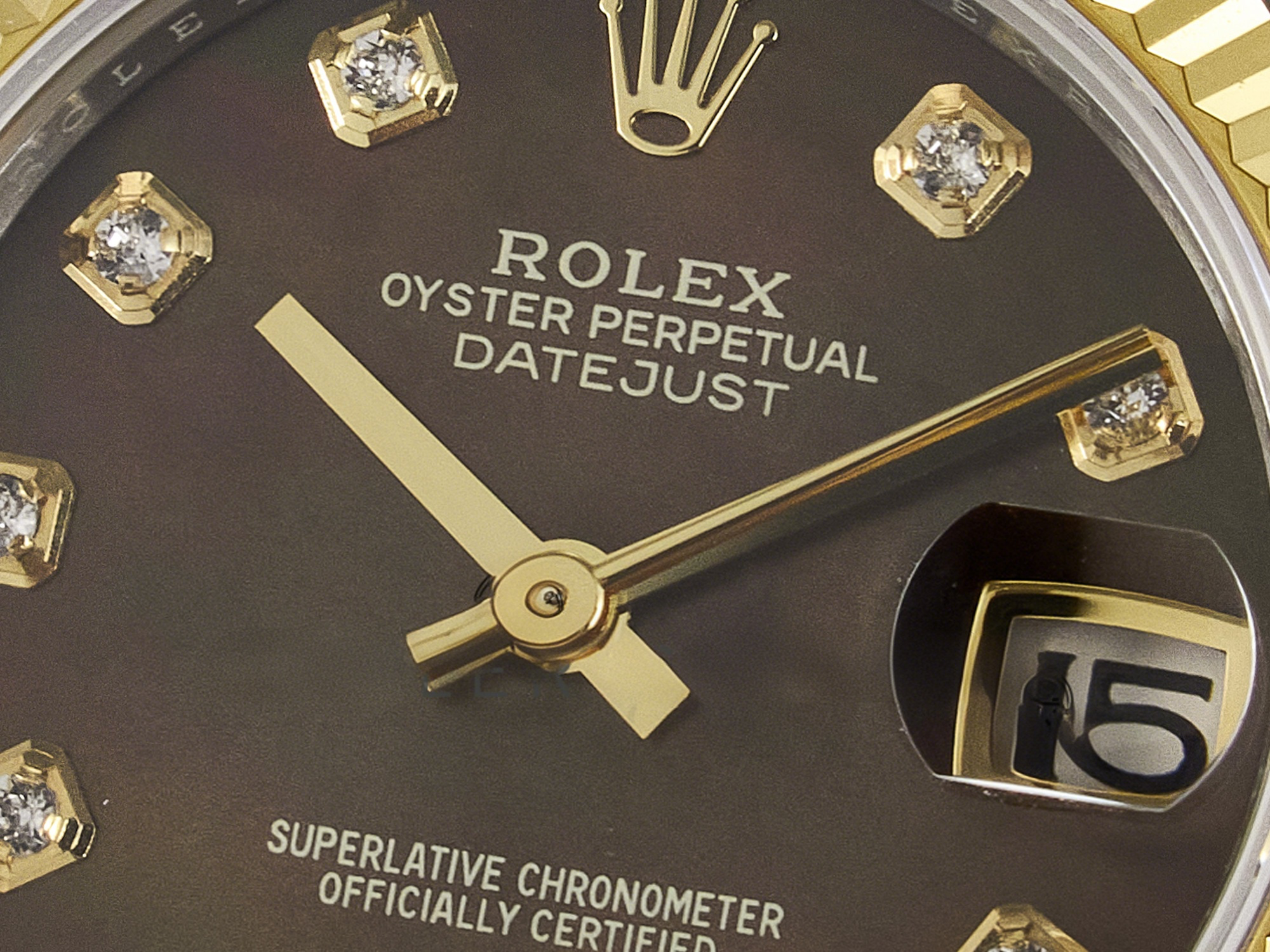 Rolex DateJust 31 278273 ARF 1:1 Best Edition 904L Steel Brown Diamonds Dial on SS/YG Oyster Bracelet ETA 2688-fasswatch