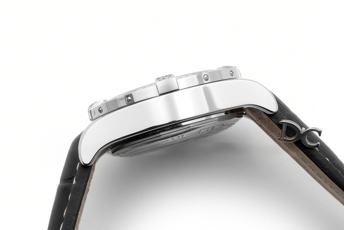 Breitling Colt Chronograph 44mm Black Dial in Steel on Black Leather Strap-fasswatch