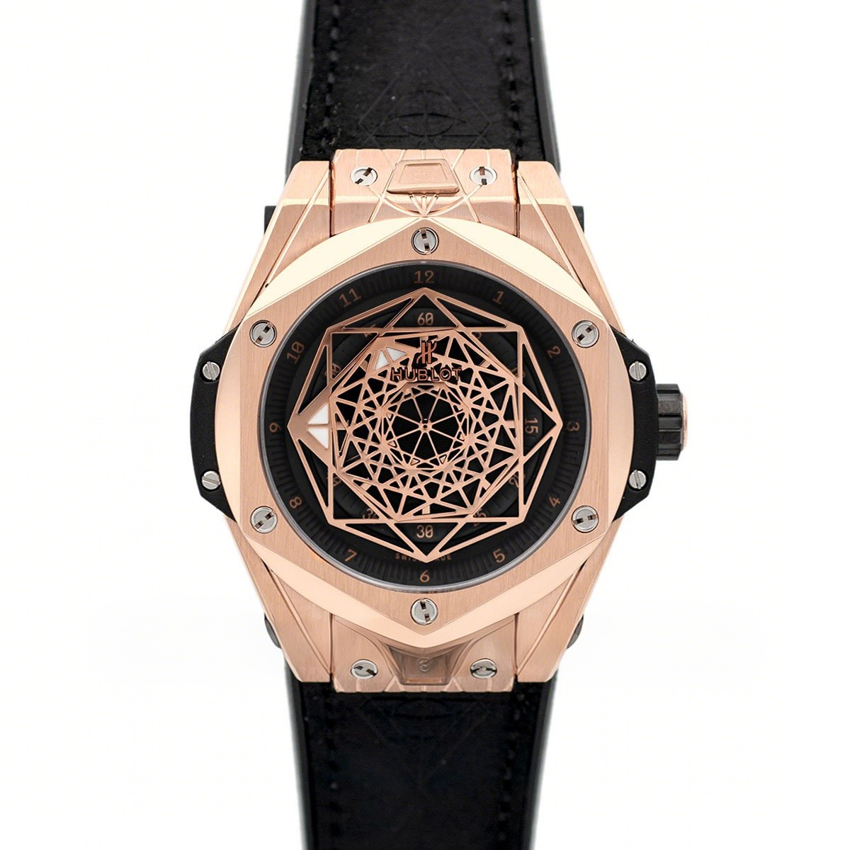 Hublot Big Bang Unico Sang Bleu in Rose Gold-fasswatch