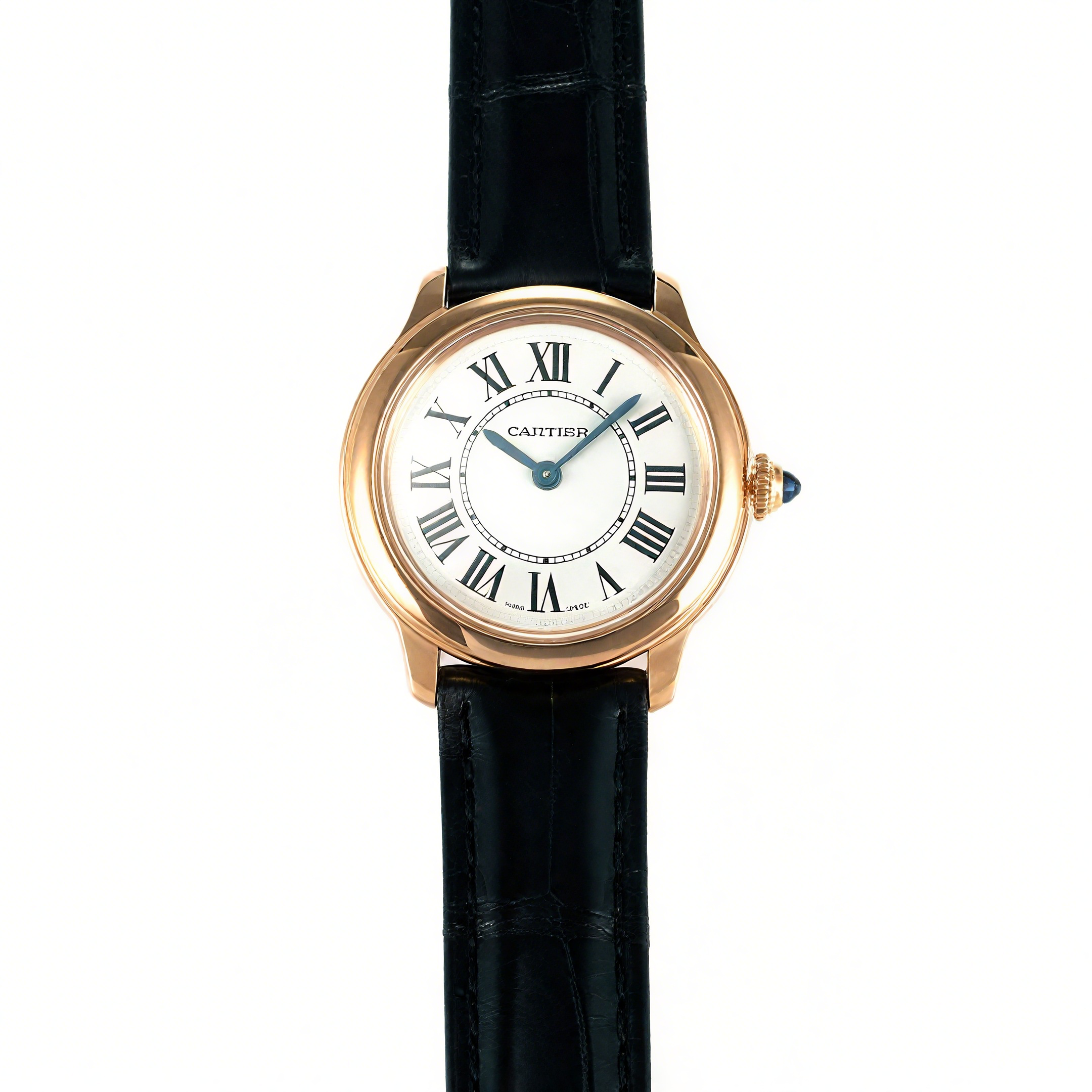 Cartier Ronde Must De Cartier 29mm White Dial in Rose Gold-fasswatch