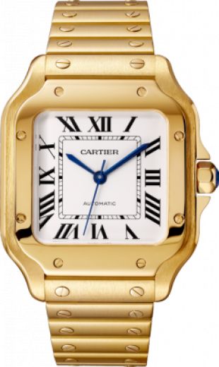 Super Clone 1:1 CARTIER SANTOS Large Model Gold WGSA0030 Replica-fasswatch