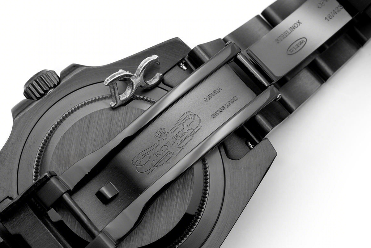 Rolex Blaken Submariner Pink Lady PVD Steel-fasswatch