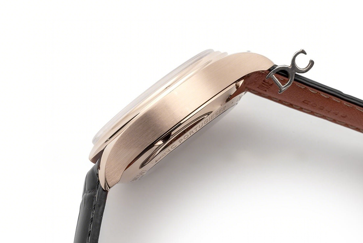 IWC Portugieser Chronograph Classic IW3903 Black Dial in Rose Gold-fasswatch