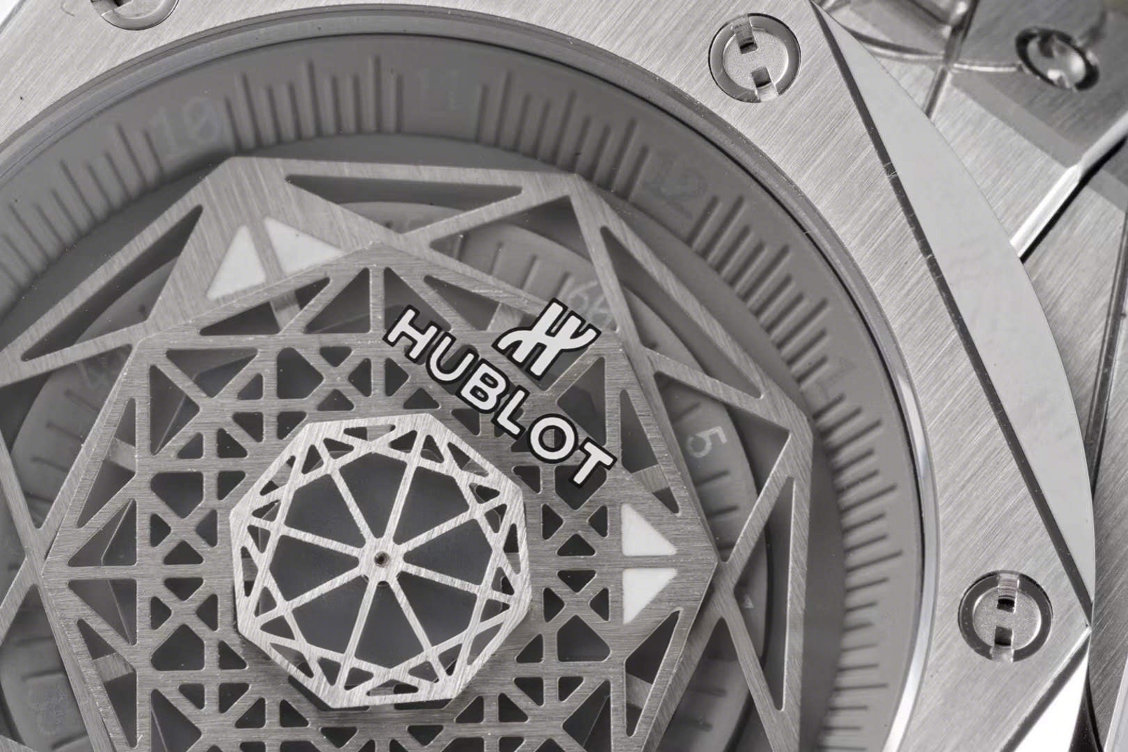 Hublot Big Bang Unico Sang Bleu in Steel on Brown Leather Strap-fasswatch