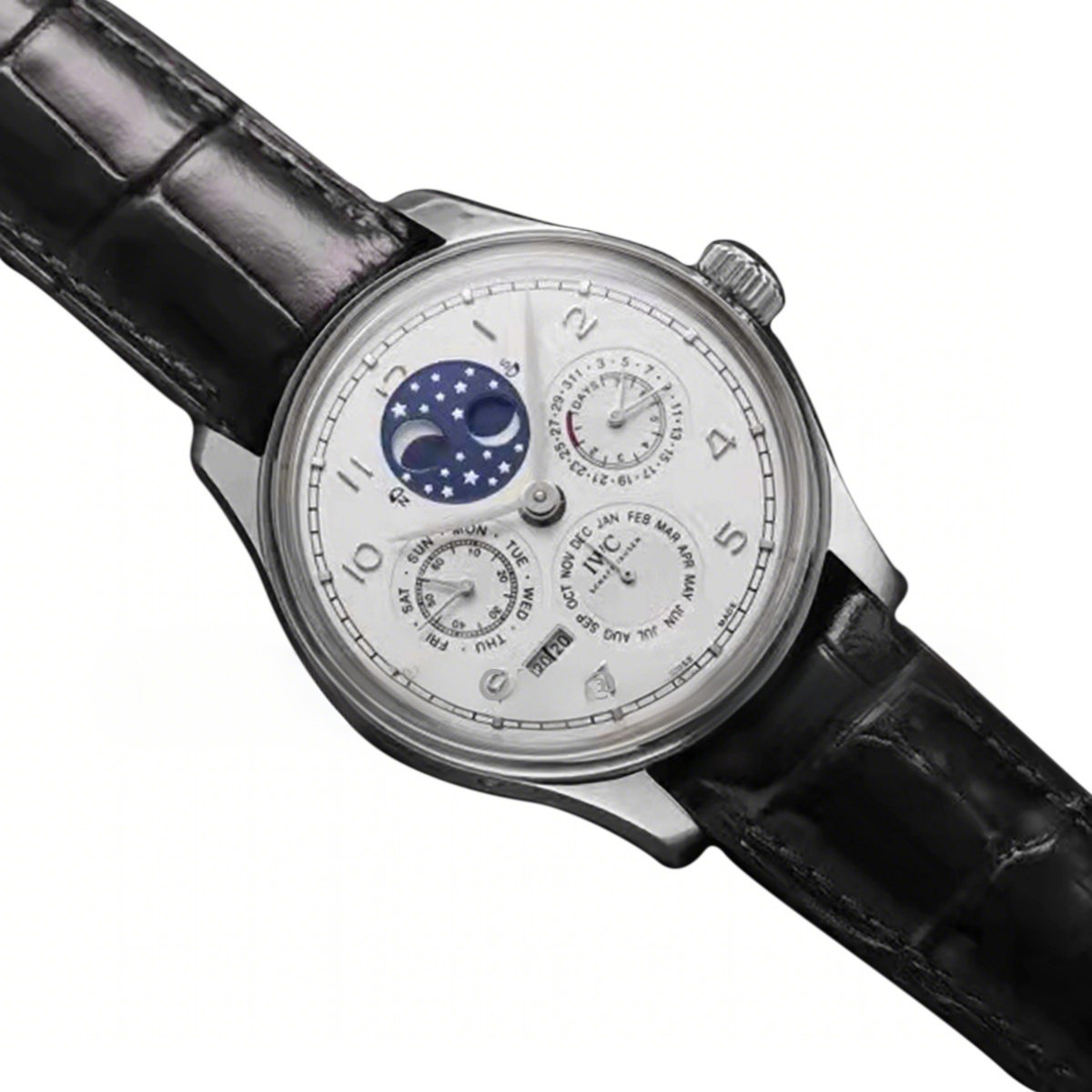 IWC Portugieser Perpetual Calendar IW503406 White Dial in White Gold-fasswatch