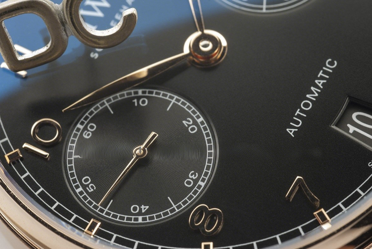 IWC Portuguese Automatic 7 Day IW5007 Black dial in Rose Gold-fasswatch