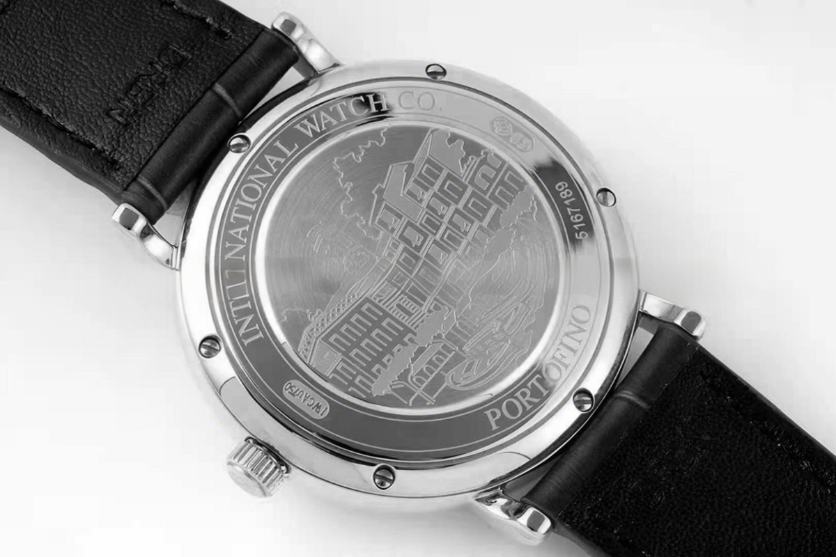 IWC Portofino Automatic IW356512 Blue Dial in Steel-fasswatch