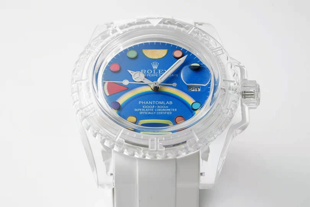Rolex Phantomlab Submariner Blue Dial with Fruits-fasswatch