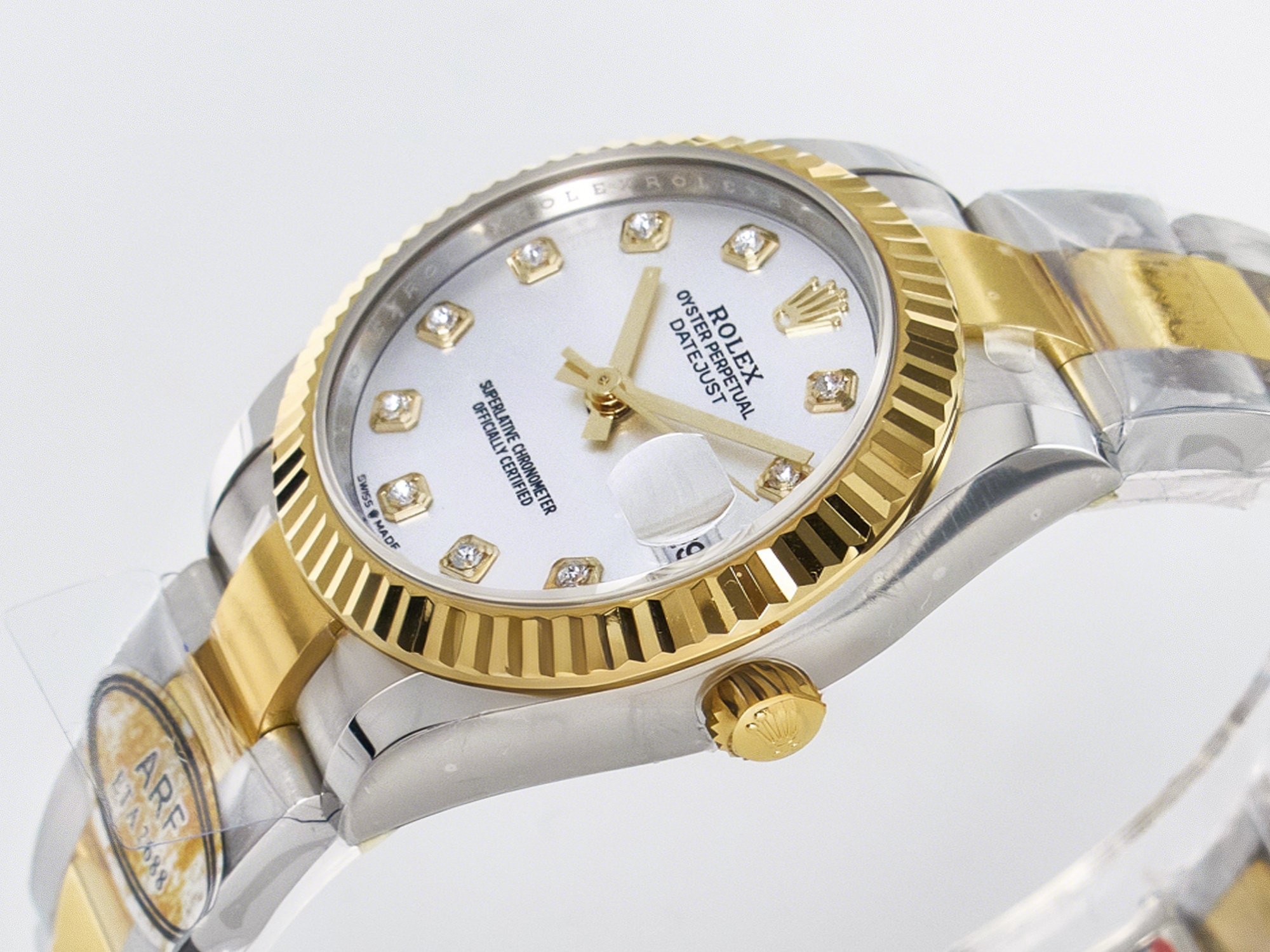 Rolex DateJust 31 278273 ARF 1:1 Best Edition 904L Steel White MOP Dial on SS/YG Oyster Bracelet ETA 2688-fasswatch