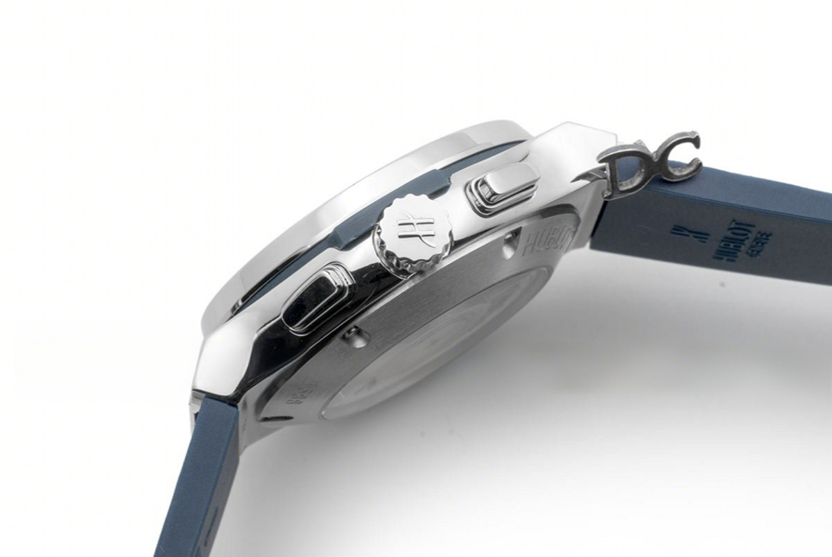 Hublot Classic Fusion Chronograph Blue Dial in Steel-fasswatch