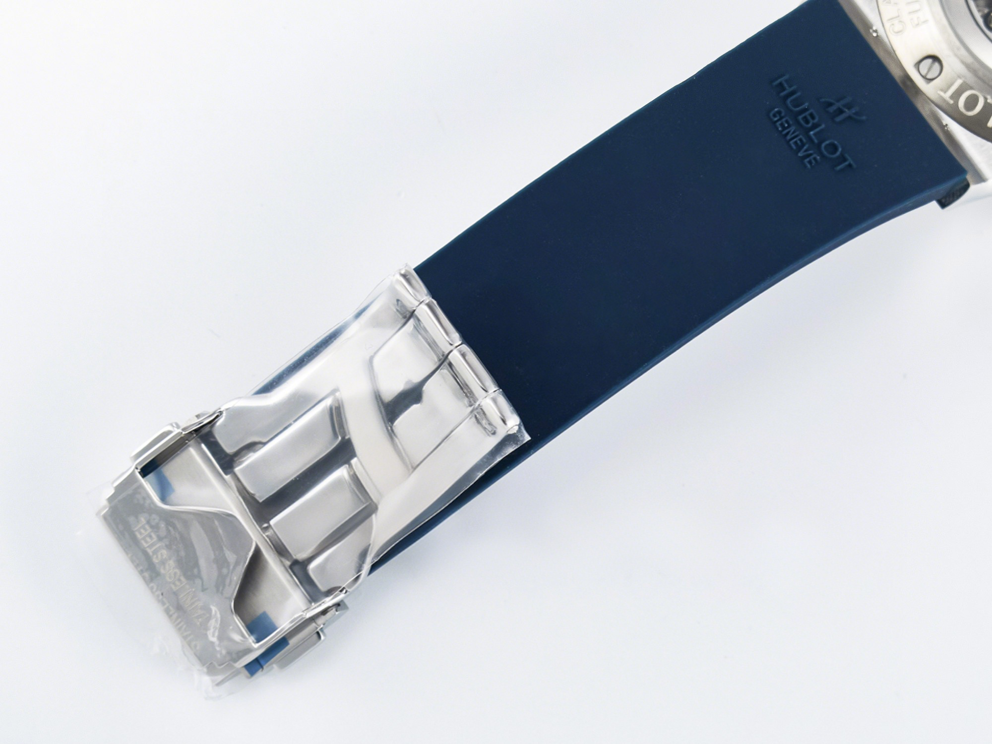 Hublot Classic Fusion Bang 42mm HBF 1:1 Best Edition Blue Dial on Blue Rubber Strap A2892-fasswatch