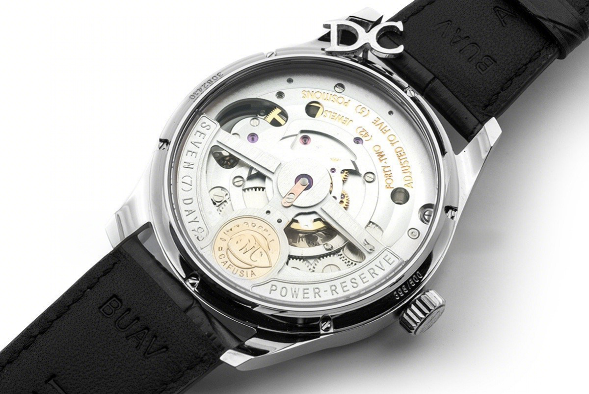 IWC Portuguese Tourbillon Hand Wound IW5463 Silver Dial in White Gold-fasswatch