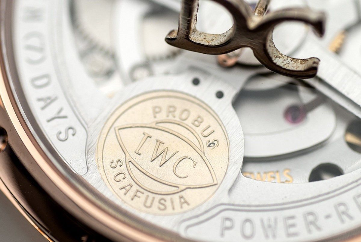 IWC Portuguese Tourbillon Mystère Rétrograde IW504401 in Rose Gold-fasswatch