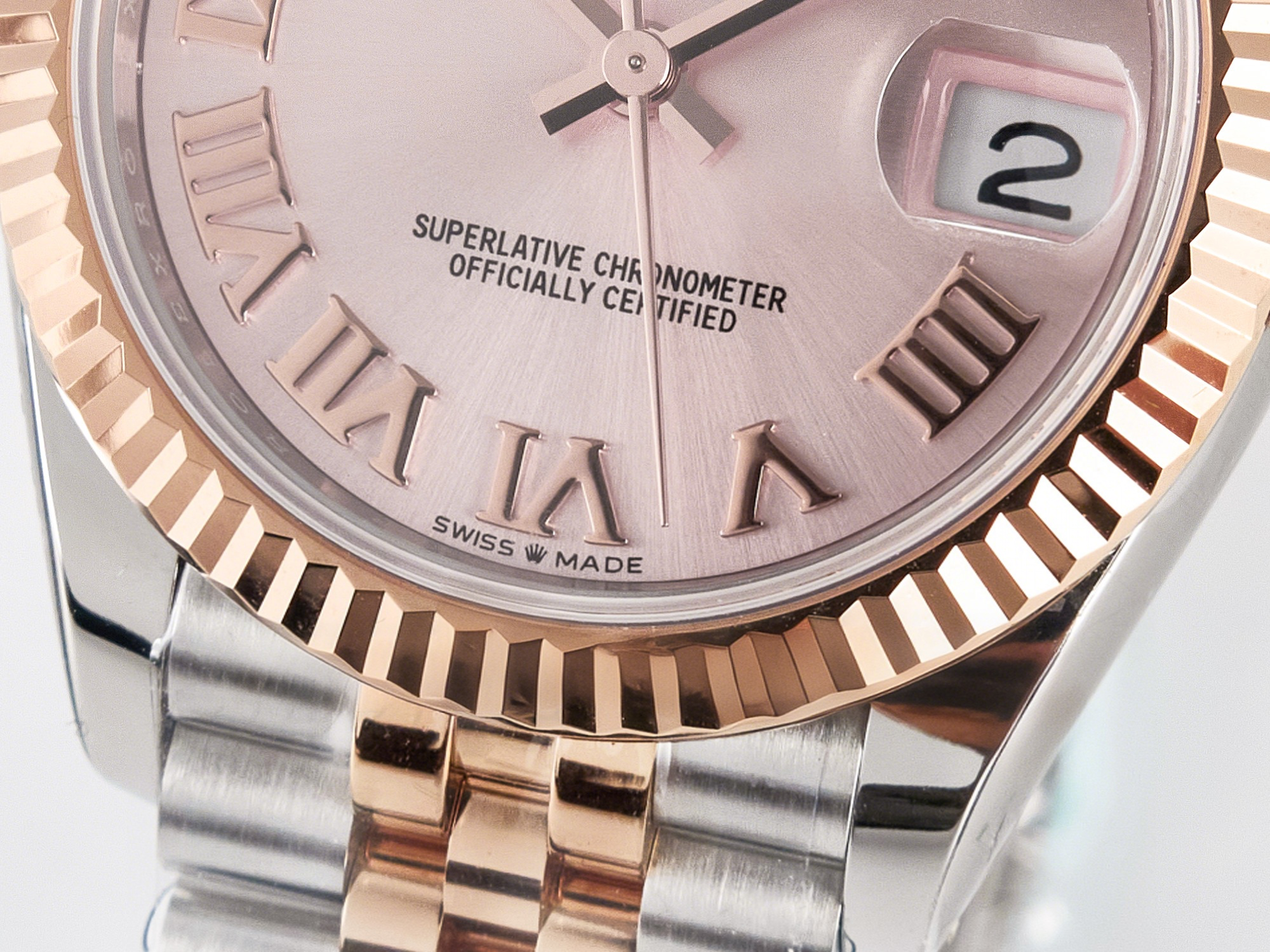 Rolex DateJust 31 278271 ARF 1:1 Best Edition 904L Steel RG Roman Dial on SS/RG Jubilee Bracelet ETA 2688-fasswatch