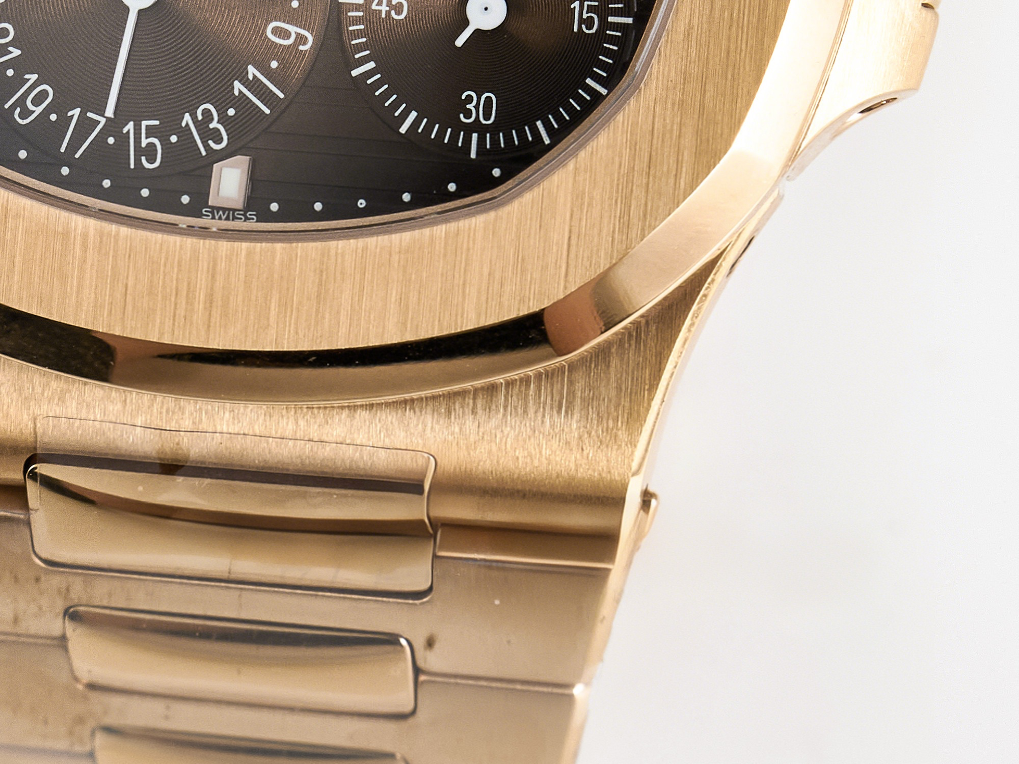 Patek Philippe Nautilus 5712 RG PPF 1:1 Best Edition Brown Dial on RG Bracelet PPF240 Super Clone V4+-fasswatch