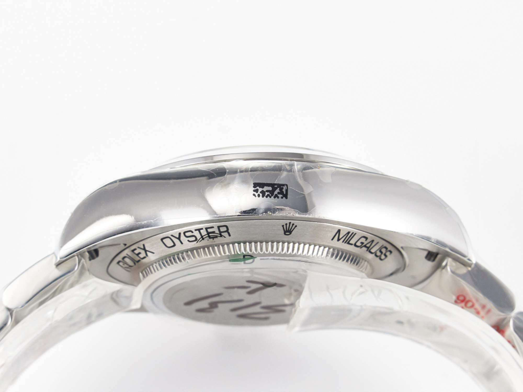 Rolex Milgauss Who Cares JDF 1:1 Best Edition 904L Steel on SS Bracelet VR3131-fasswatch