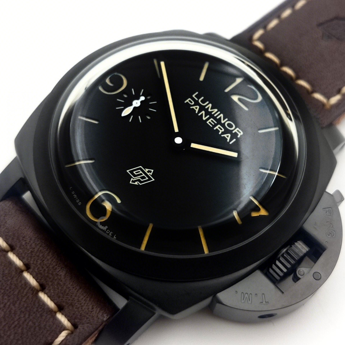 Panerai PAM617 Luminor 1950 3 Days Titanio DLC-fasswatch
